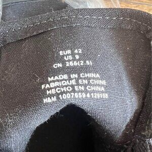H&M Black Chuck Taylor Sneakers Men